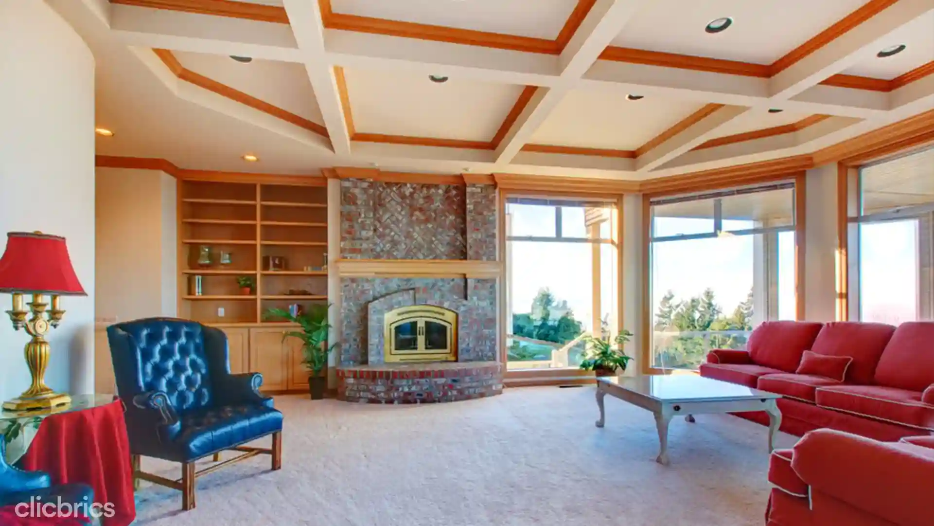 simple coffered ceiling